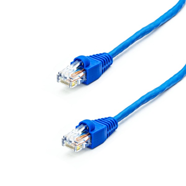 Encontraproduto.com.br - Cabo de Rede Nexans Cat5e Montado Azul - 5 Metros