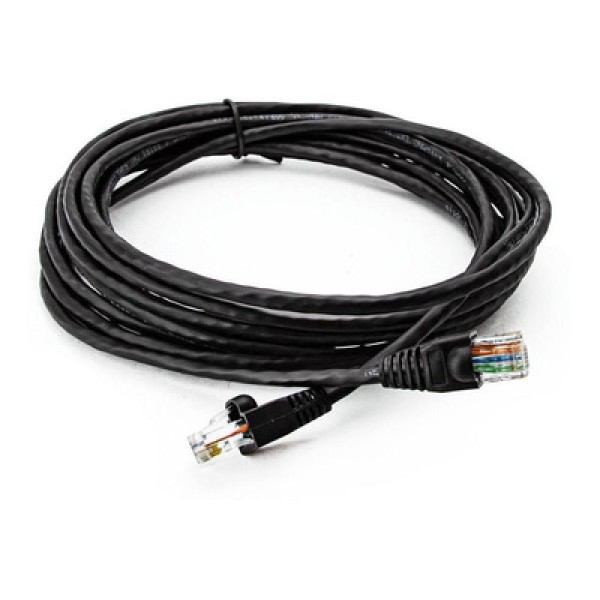 Encontraproduto.com.br - Cabo de Rede Nexans Cat5e Montado Preto - 70 Metros