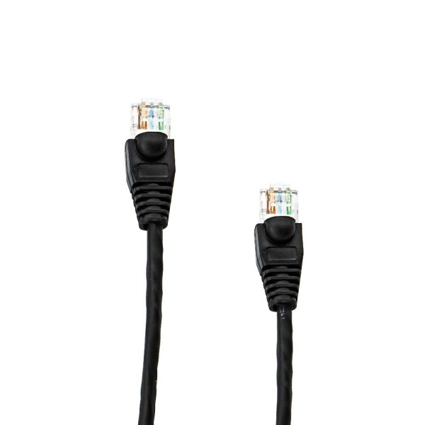Encontraproduto.com.br - Cabo de Rede Nexans Cat5e Montado Preto - 70 Metros