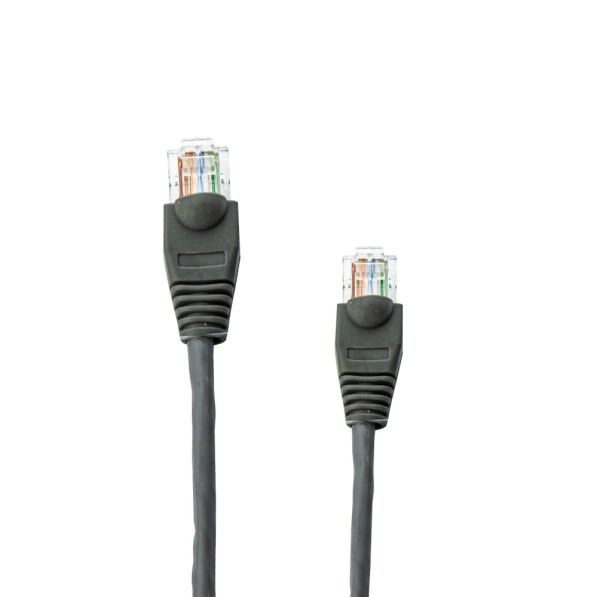 Encontraproduto.com.br - Cabo de Rede Nexans Cat5e Montado Cinza - 100 Metros