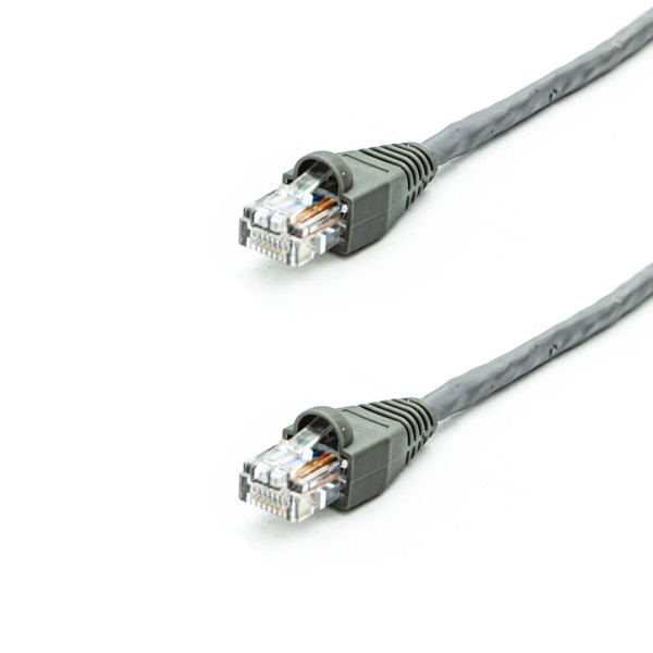 Encontraproduto.com.br - Cabo de Rede Nexans Cat5e Montado Cinza - 100 Metros
