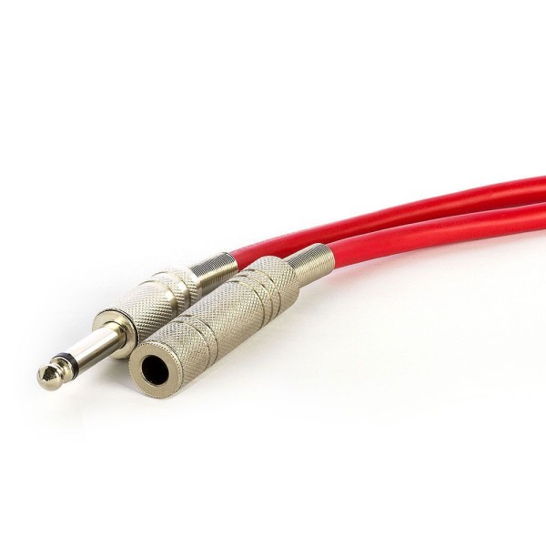Encontraproduto.com.br - Extensão P10 Mono Vermelho - 50 Metros