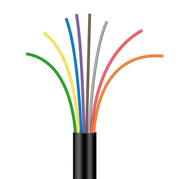 Encontraproduto.com.br - Cabo Manga 8x26 Awg - Com Blindagem Preto - 1 Metro