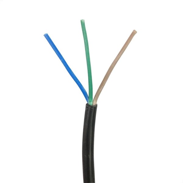 Encontraproduto.com.br - Cabo Pp 3X1,50 Mm Elétrico Flexível Preto - 4 Metros