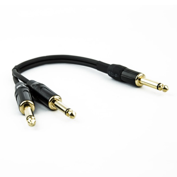 Encontraproduto.com.br - Cabo P10 Mono Para 2 P10 Mono - 1,8 Metro