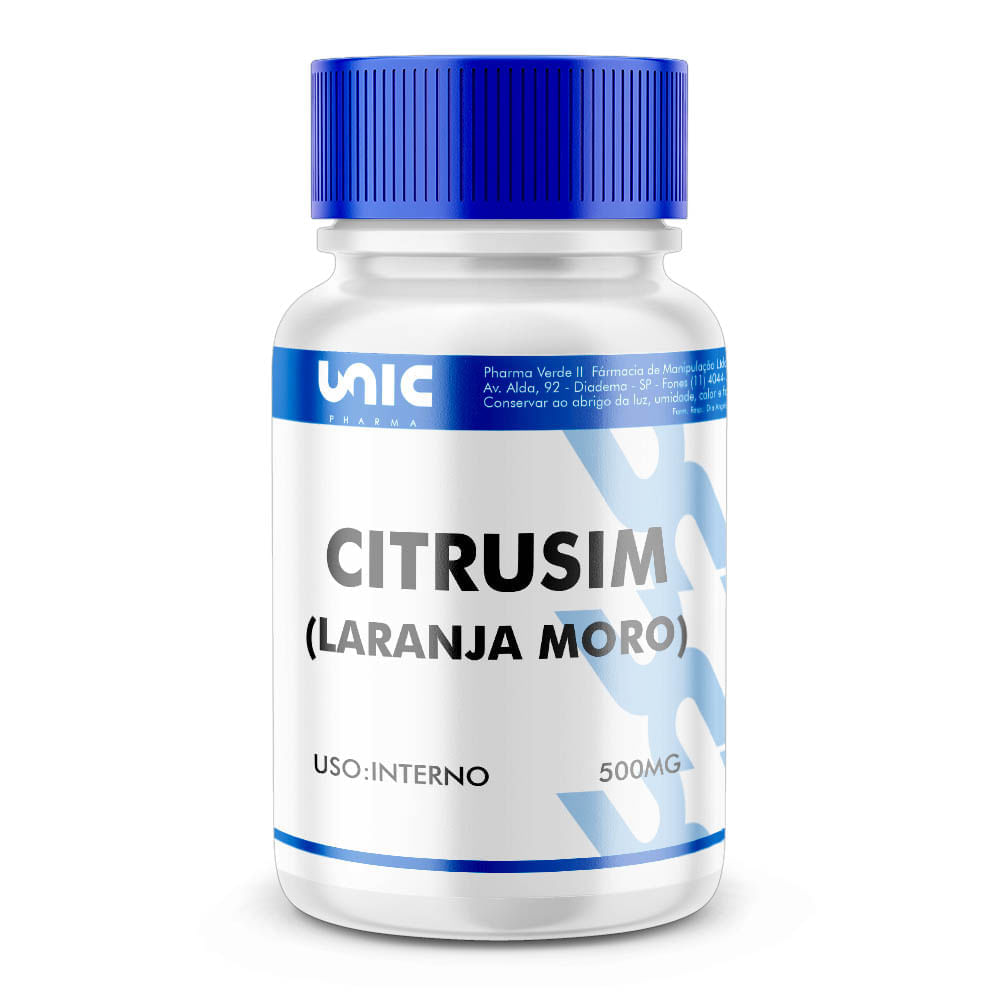 Citrus Sinensis  Laranja Moro  500Mg - 30Caps