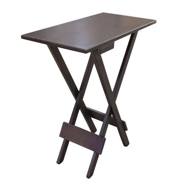 Encontraproduto.com.br - Jogo De Mesa 70X70 Com 4 Cadeiras E Mesa Aparador Para Area Gourmet - Tabaco