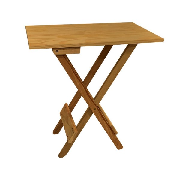 Encontraproduto.com.br - Jogo De Mesa Compacta 35X70 Com 2 Cadeiras Ideal Para Varanda E Sacada - Mel