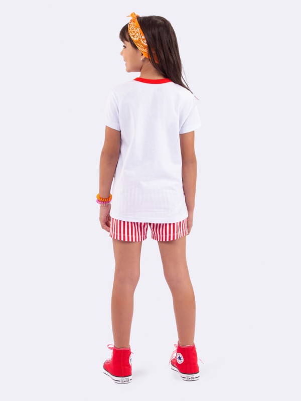 Encontraproduto.com.br - Pijama Manga Curta Infantil Mini Chef - Acompanha Canetinha Acrilex e Saquinho de Malha