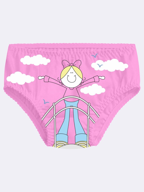 Encontraproduto.com.br - Kit com 2 Calcinhas Turma da Bia Veggi Rosa