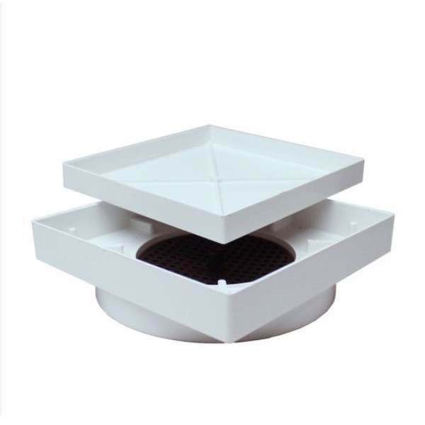 Encontraproduto.com.br - Ralo 10x10 Oculto Com Plástico Abs Para Piso E Porcelanato Cor:branco