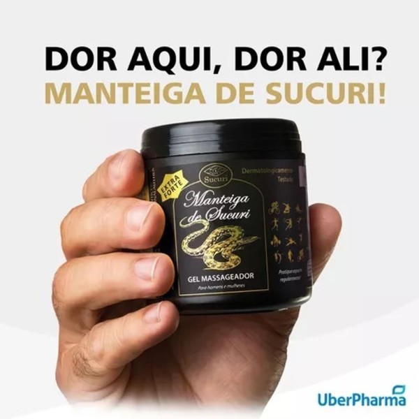 Encontraproduto.com.br - Kit 24x Manteiga De Sucuri Gel Massageador 130g D
