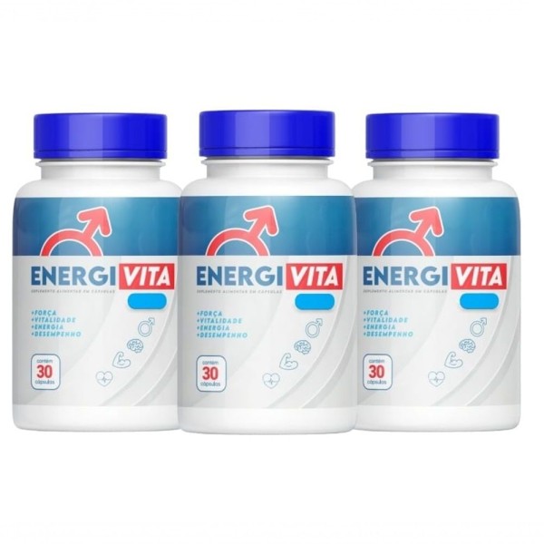 Kit 3x Energi Vita Suplemento Alimentar 30 Cápsulas A