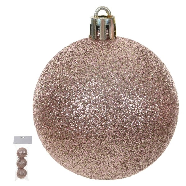 Encontraproduto.com.br - Bolsa Bag Glitter com 3 Unidades Rosa 6cm - Florarte