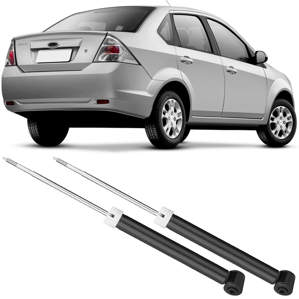 Encontraproduto.com.br - Amortecedor Traseiro Esquerdo / Direito Fiesta 2003 até 2014 Nakata HG 31101