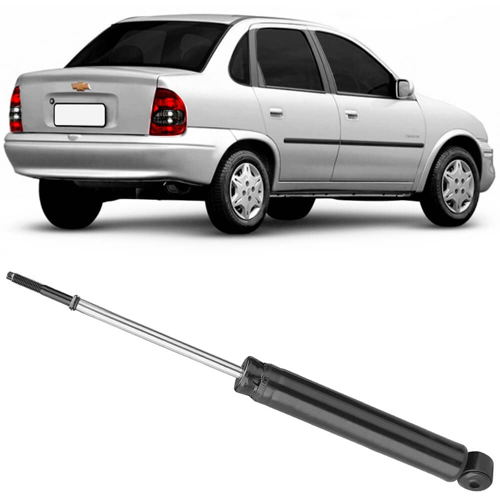 Encontraproduto.com.br - 2 Amortecedor Corsa Classic Sedan 95 a 2012 Traseiro Nakata e Kit