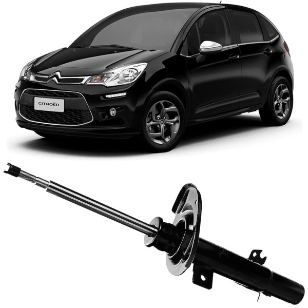 Encontraproduto.com.br - Amortecedor Citroen C3 2013 a 2018 Dianteiro Motorista Nakata HG41050