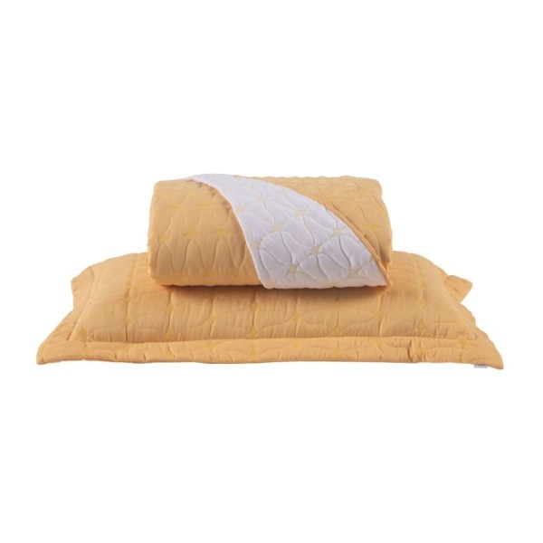 Encontraproduto.com.br - Cobre Leito Solteiro Dupla Face Bordado Cristal - 2 Pçs