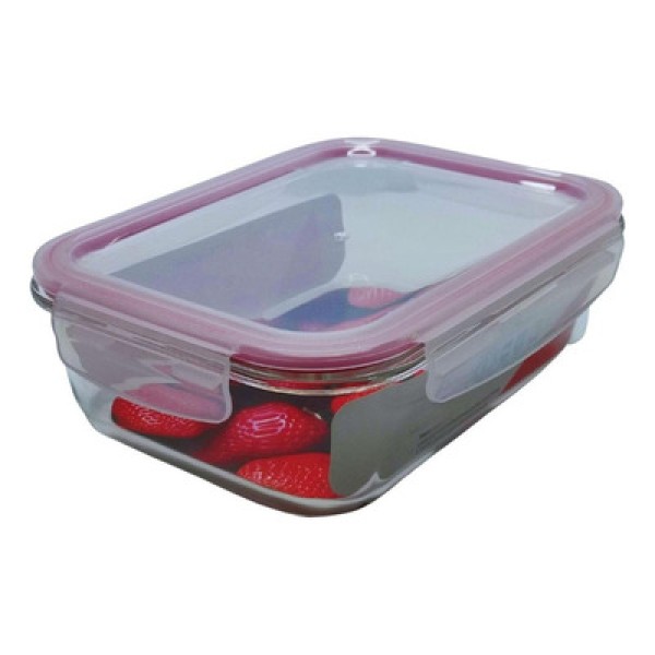 Pote Hermético Retangular Gzt 370ml Vidro Borossilicato - Bv0083 P