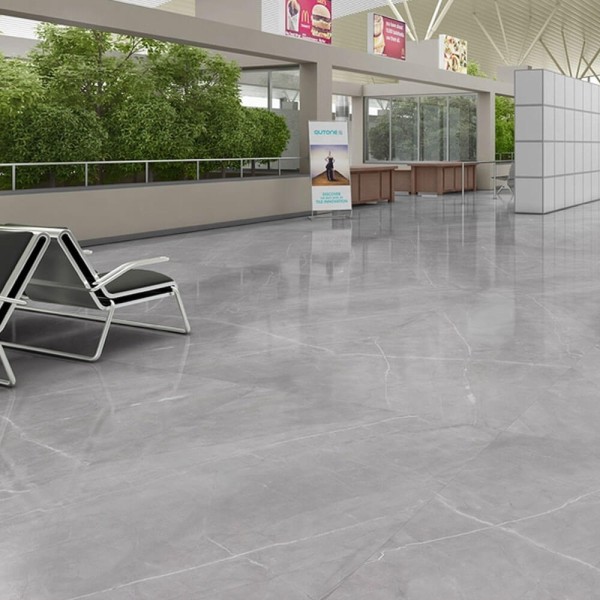 Encontraproduto.com.br - Porcelanato Esmaltado Marmo Gris 120X120cm Po Retificado