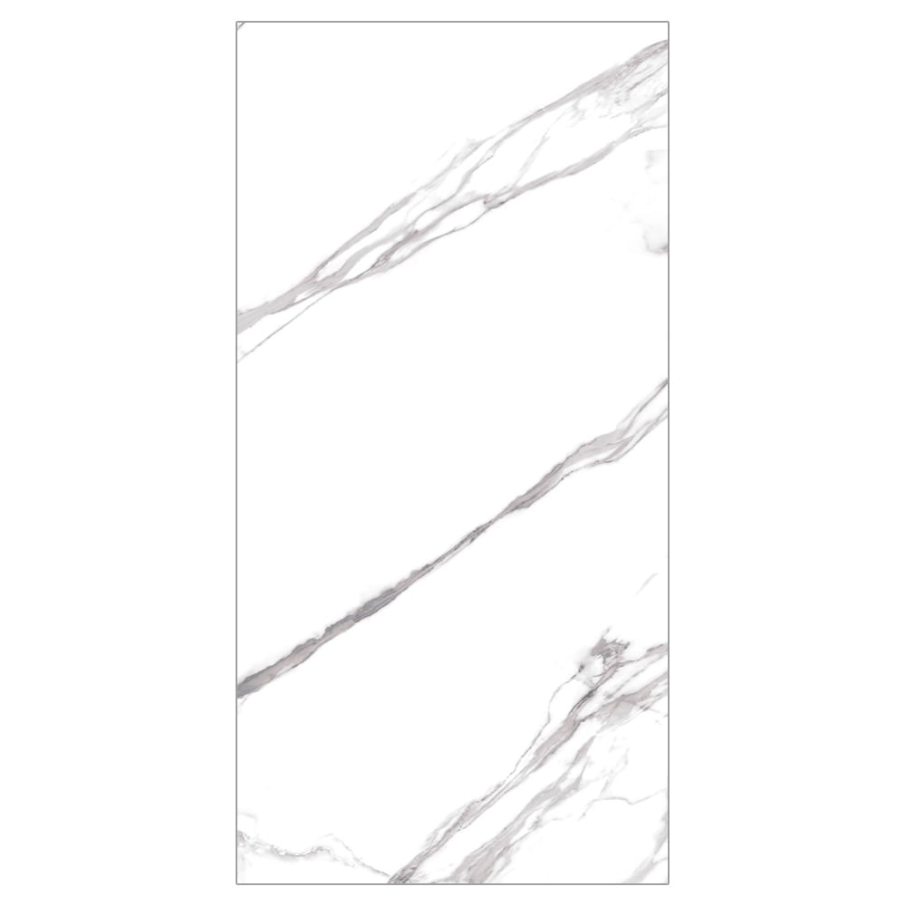 Encontraproduto.com.br - Porcelanato Esmaltado Marmo Branco 80X160cm Po Retificado