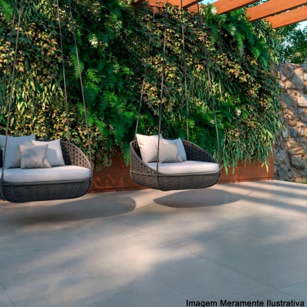Encontraproduto.com.br - Porcelanato Manila Cinza Externo 120x120cm Retificado Caixa 1,44m² Eliane
