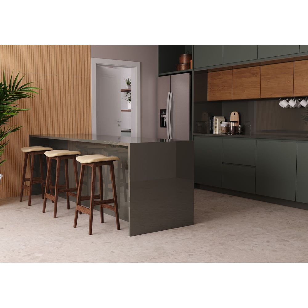 Encontraproduto.com.br - Revestimento Ibirapuera Camel Matte 30X90 cm  Caixa com 1,62 m²  Retificado Decortiles