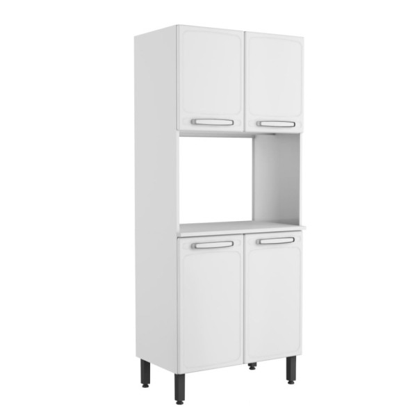 Encontraproduto.com.br - Torre Quente para 2 Fornos Bertolini Evidence em Aço 4 Portas Branco