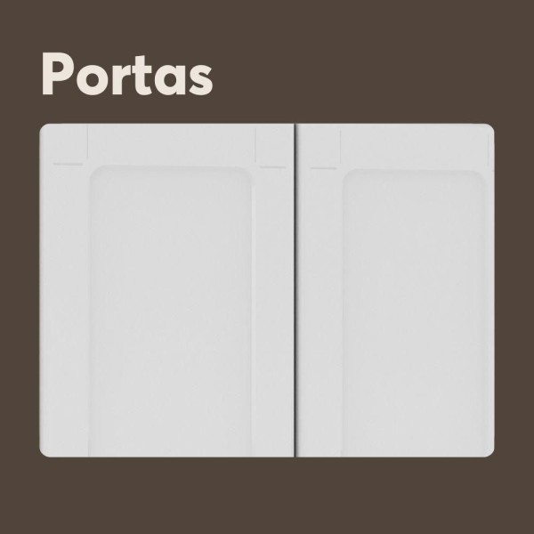 Encontraproduto.com.br - Armário Aéreo com 3 Portas Bertolini Colors Branco