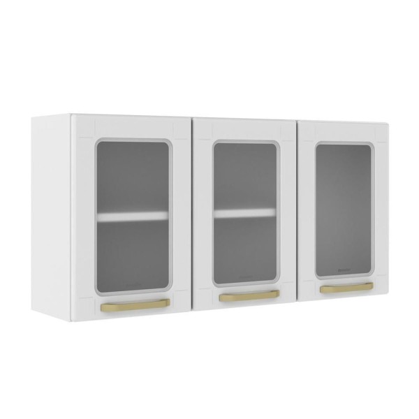 Encontraproduto.com.br - Armário Aéreo com 3 Portas Bertolini Colors Branco