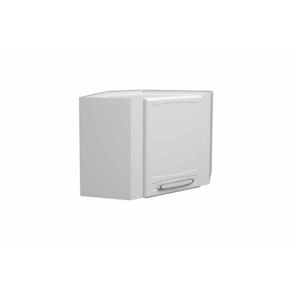 Encontraproduto.com.br - Armário Aéreo Cozinha Modulado Canto Oblíquo Evidence 7013 1 Porta Branco - Bertolini