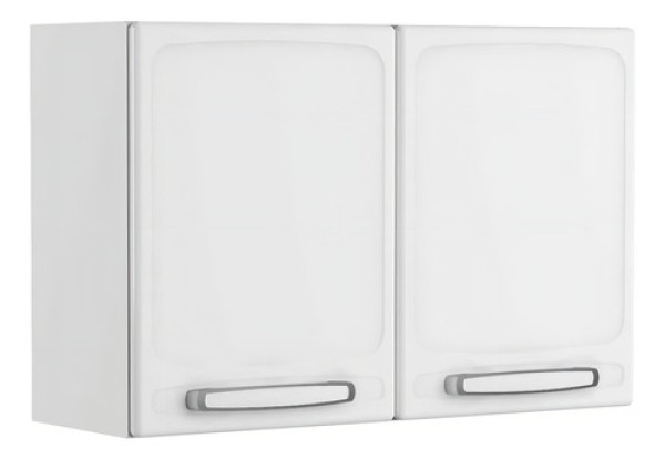 Armário Duplo Bertolini Evidence Aço 80 Cm 2 Portas - Branco