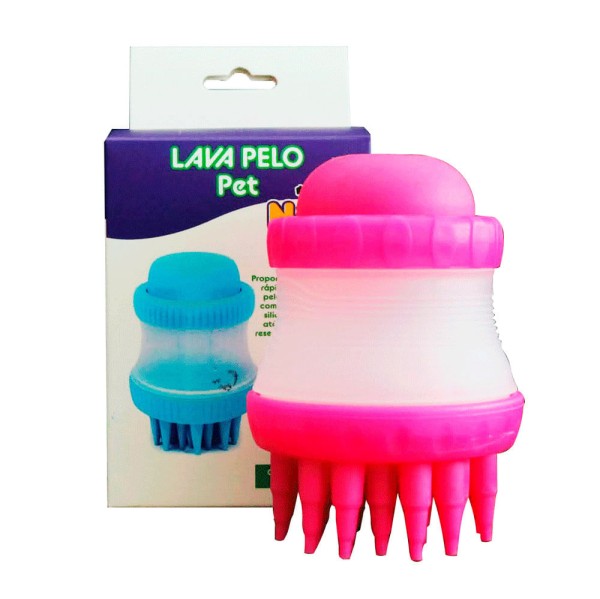 Encontraproduto.com.br - Escova Lava Pelos Rosa Napi