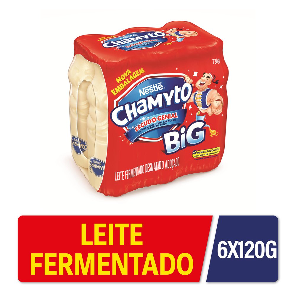 Leite Fermentado Chamyto Big Pack com 720g