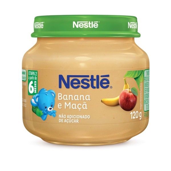 Encontraproduto.com.br - Alimento Infantil Nestlé Maçã E Banana 120g