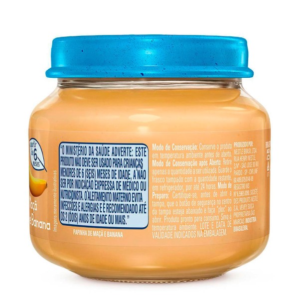 Encontraproduto.com.br - Alimento Infantil Nestlé Maçã E Banana 120g