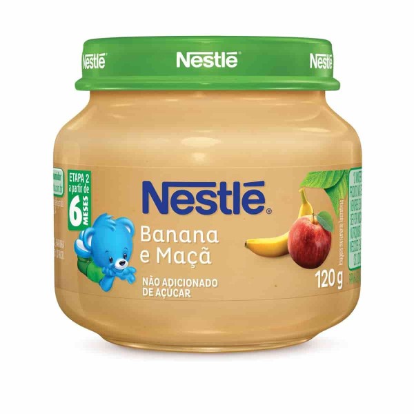 Encontraproduto.com.br - Alimento Infantil Nestlé Maçã E Banana 120g