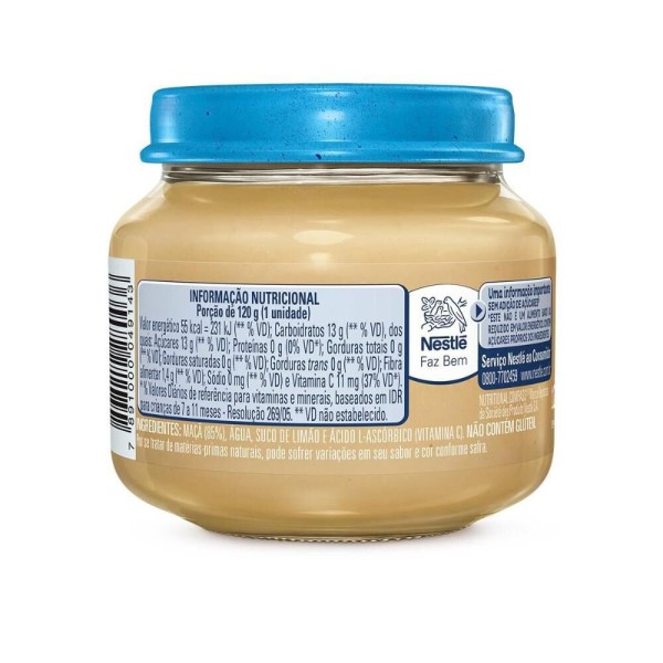 Encontraproduto.com.br - Alimento Infantil Nestlé Maçã 120g
