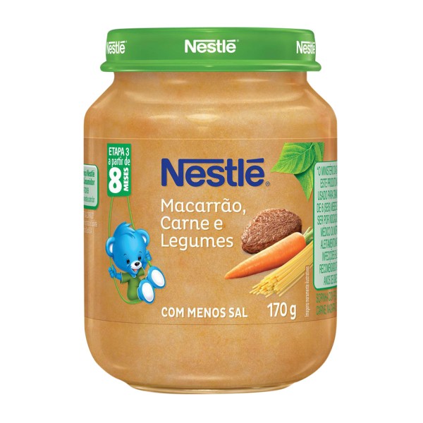 Encontraproduto.com.br - Alimento Infantil Nestlé Carne Legumes E Maçã 170g