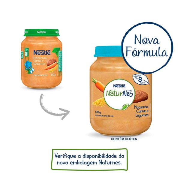 Encontraproduto.com.br - Alimento Infantil Nestlé Carne Legumes E Maçã 170g