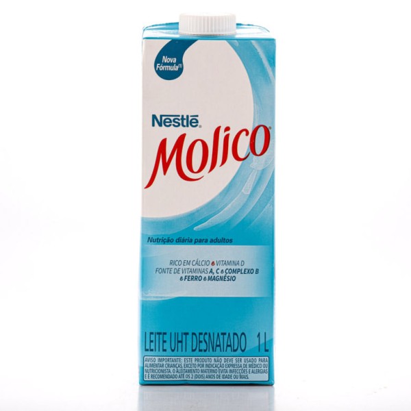 Encontraproduto.com.br - Leite UHT Desnatado MOLICO Caixa 1L