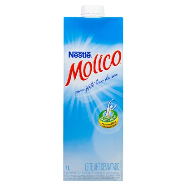 Encontraproduto.com.br - Leite UHT Desnatado MOLICO Caixa 1L
