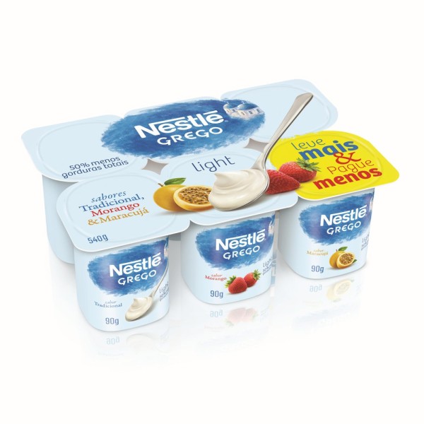 Encontraproduto.com.br - Iogurte Grego Nestlé Light 3 Sabores 540g