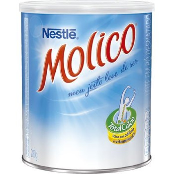 Leite em Pó Total Cálcio Molico Nestlé Desnatado 280g