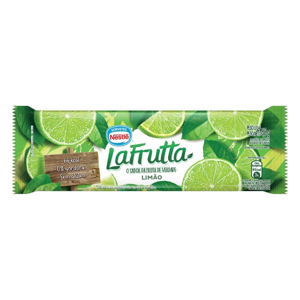 Encontraproduto.com.br - Picolé Limão LaFrutta Nestlé 58g