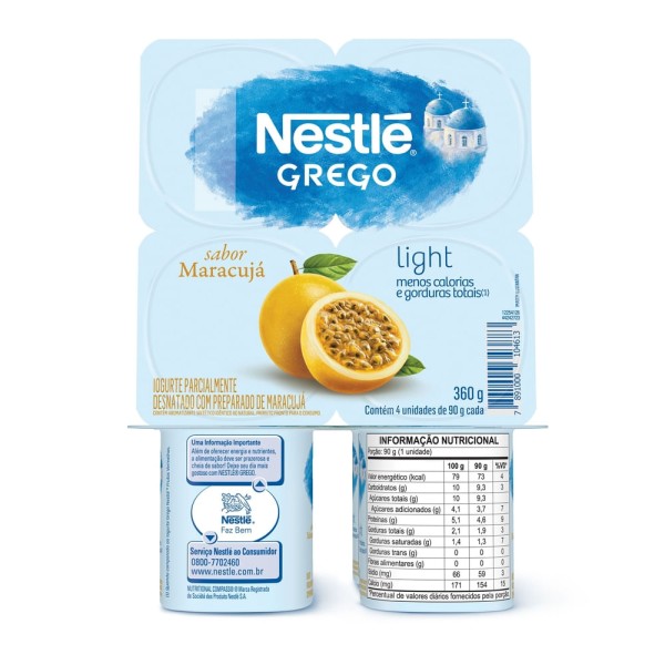 Encontraproduto.com.br - Iogurte Grego Nestlé Light Maracujá 360g