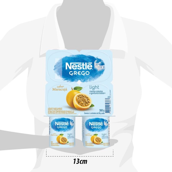 Encontraproduto.com.br - Iogurte Grego Nestlé Light Maracujá 360g