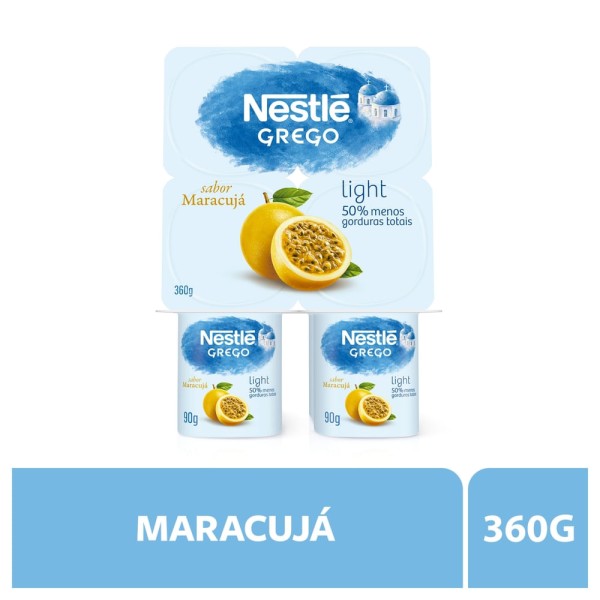 Encontraproduto.com.br - Iogurte Grego Nestlé Light Maracujá 360g