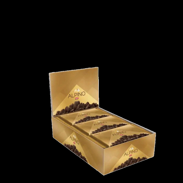 Encontraproduto.com.br - Chocolate ao Leite Alpino Pack com 18 Unidades 20g Cada