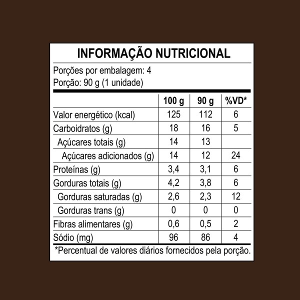 Encontraproduto.com.br - Sobremesa Láctea Chandelle Chocolate 360g
